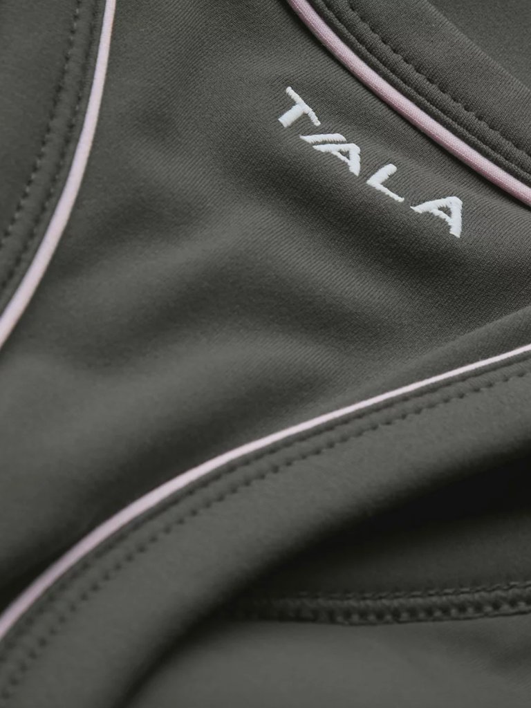 Tala Dayflex V-Neck Racer Tank Dark Olive Small Worn Once — image 7 of 7